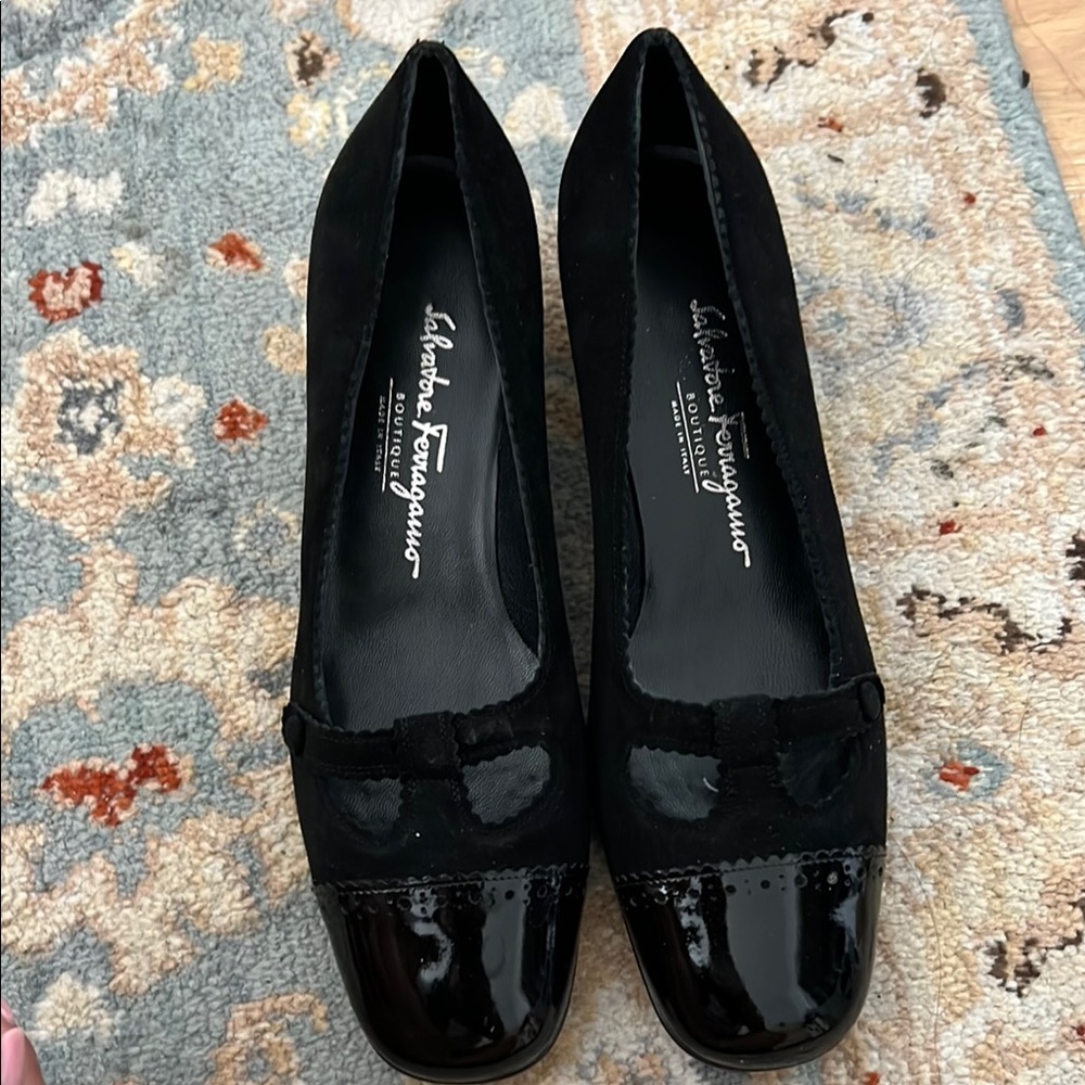 Salvatore Ferragamo Black Women's Shoes